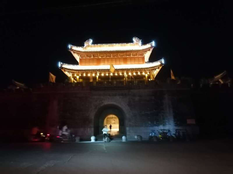 寿县古城夜景时间,寿县古城夜景图片,寿县古城夜景_大山谷图库