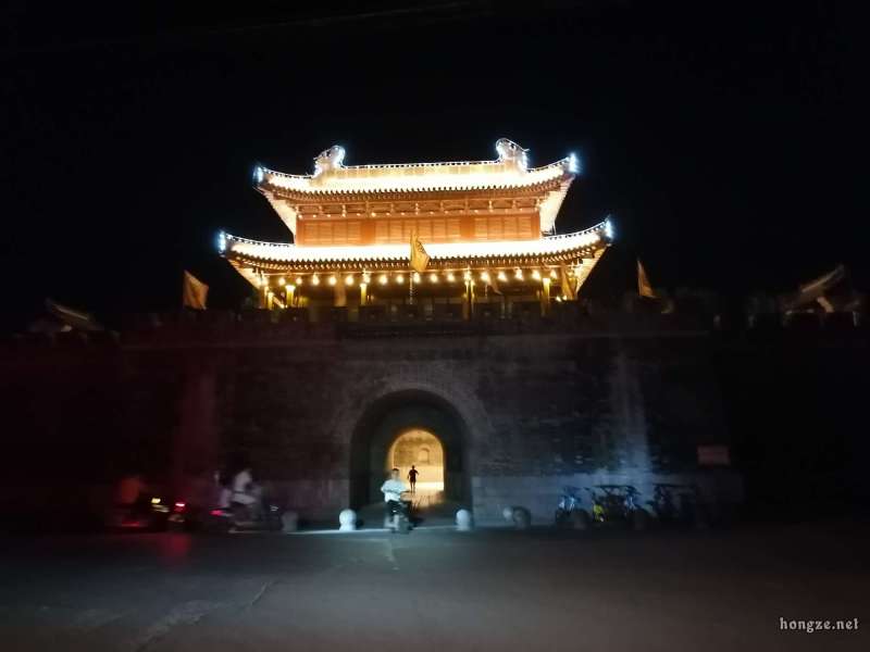 寿县古城夜景时间,寿县古城夜景图片,寿县古城夜景_大山谷图库